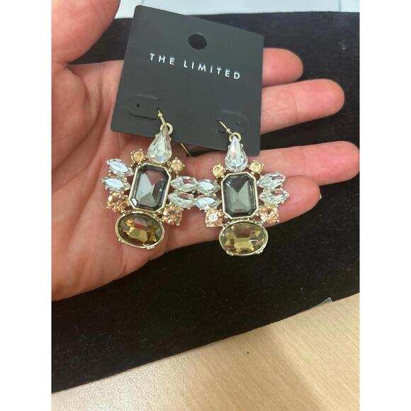 The Limited Statement Big Bling Earrings - Picture 5 of 5